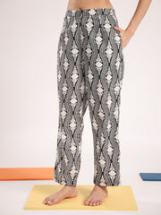 Sleeveless Pure Cotton Night Suit Set - SanskrutiHomes 
