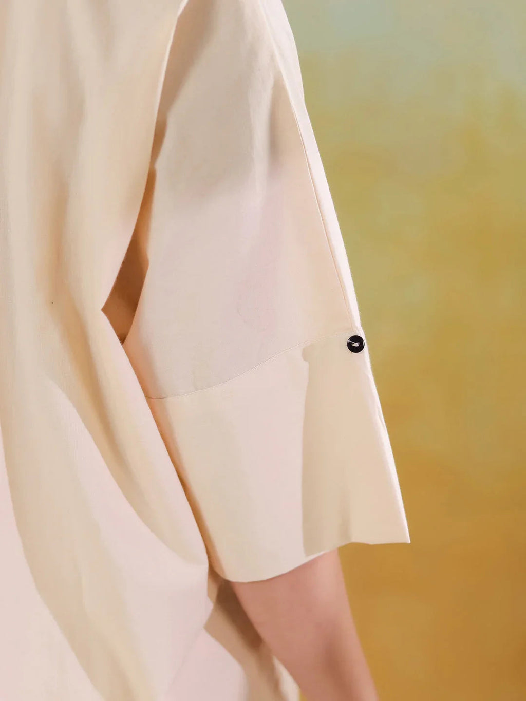 Cream Color Embroidered Co-ords Set for Women - SanskrutiHomes 