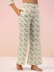 Panda Animal Print Cotton Night Suit