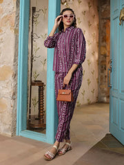 Cotton Printed Night Suit Set for Women - SanskrutiHomes 