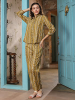 Cotton Printed Night Suit Set for Women - SanskrutiHomes 