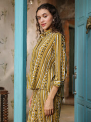 Cotton Printed Night Suit Set for Women - SanskrutiHomes 