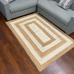 Designer Hand-Woven Jute Rug